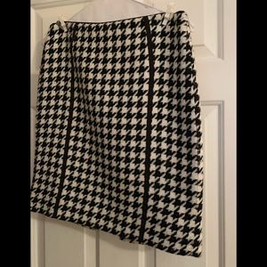 Black and White Checked Skirt size 2